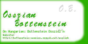 osszian bottenstein business card
